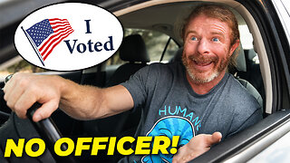 No ID Officer! I'm Voting Today