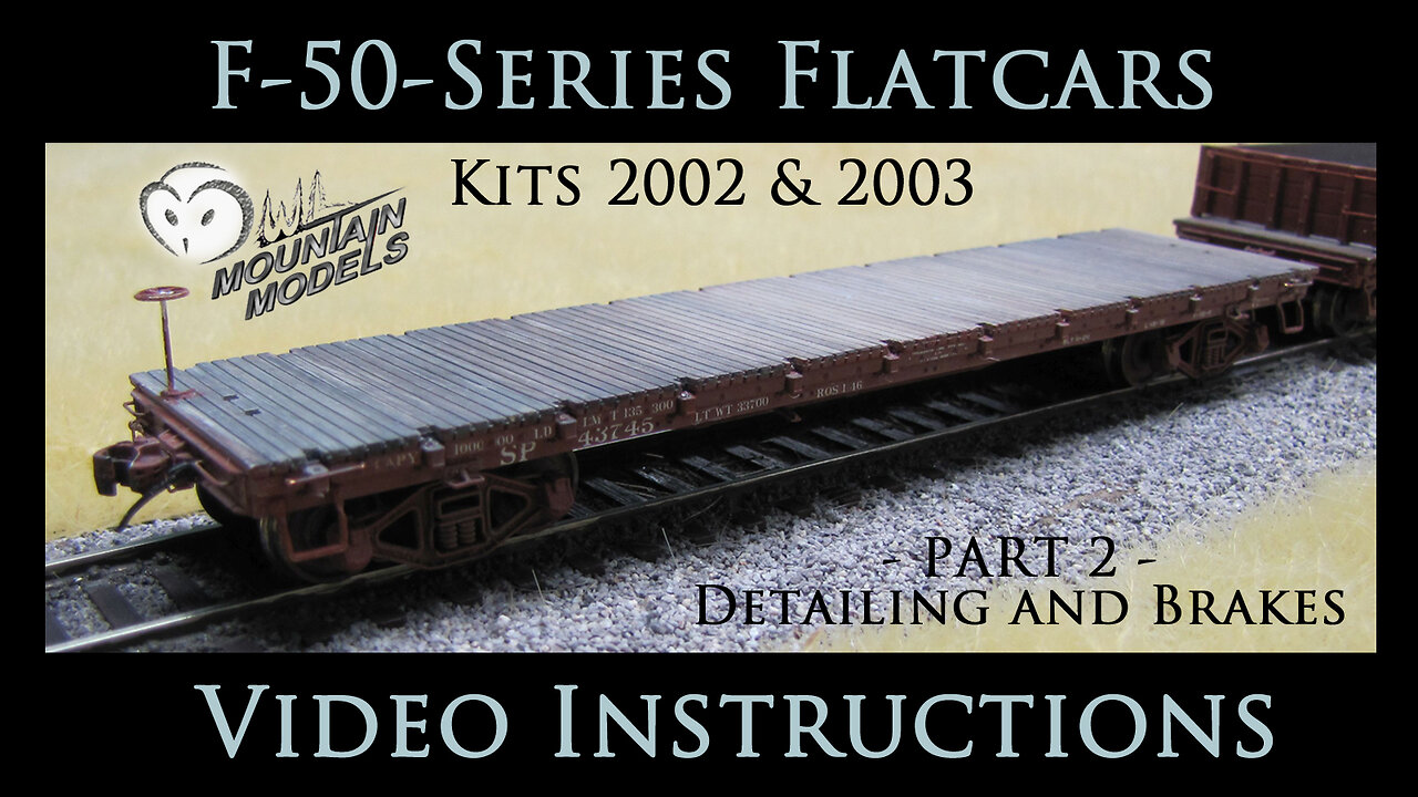 F-50-Series Video Instructions for OwlMtModels (Part 2) Detailing & Brakes