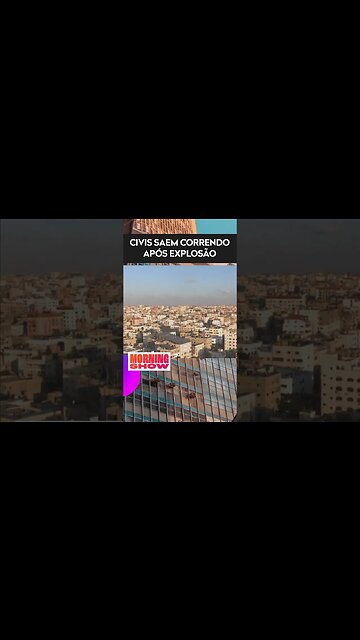 PESSOAS SÃO SURPREENDIDAS COM ATAQUE PRÓXIMO A HOSPITAL NO SUL DE GAZA #shorts