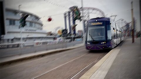 Blackpool Tram Ride Pleasure Beach to Norbreck Castle