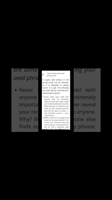 Crypto Wallet: How to Keep Your Seed Phrase Safe?