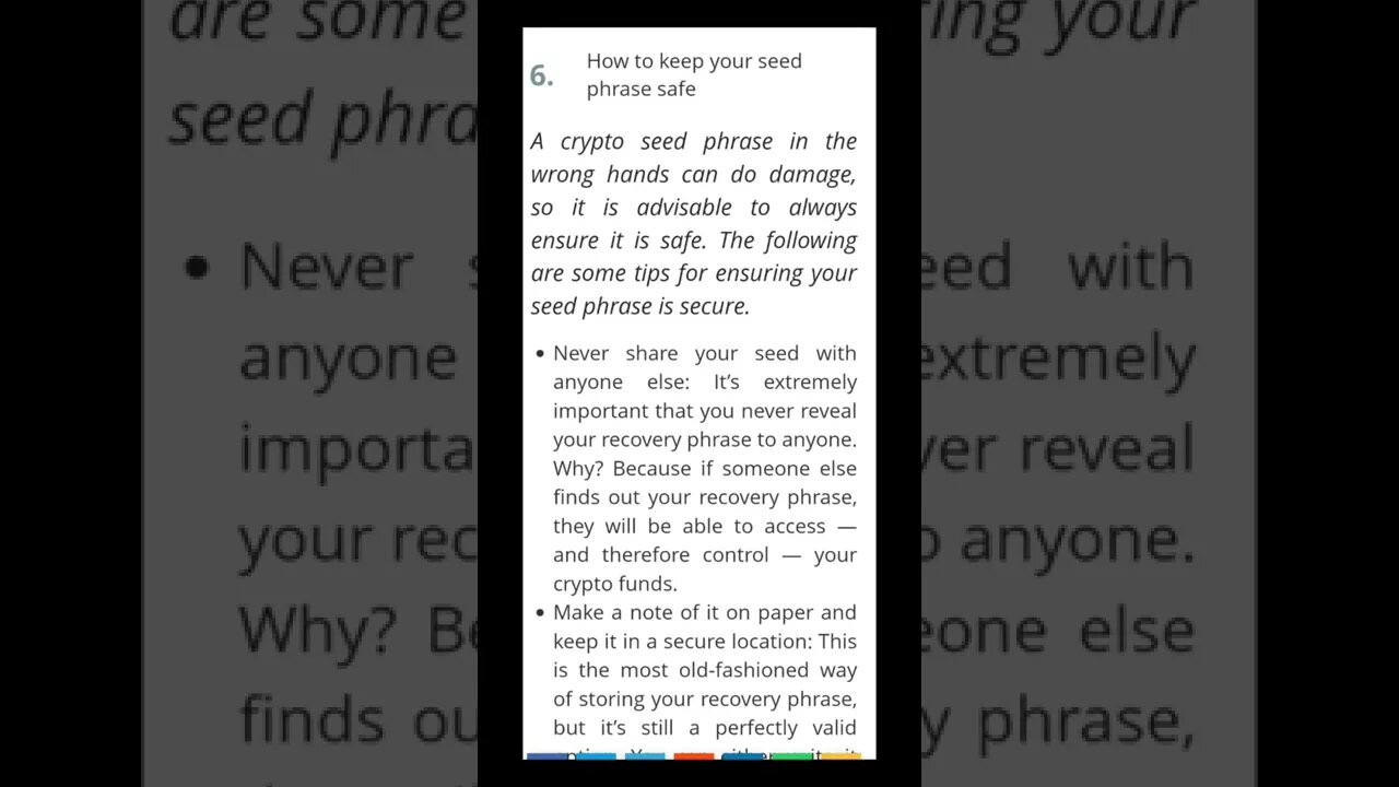 Crypto Wallet: How to Keep Your Seed Phrase Safe?