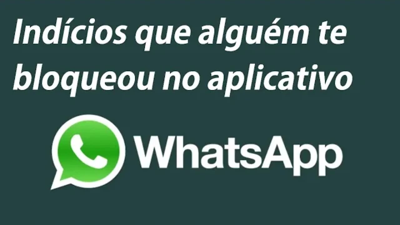 Como saber se fui bloqueado no What's app