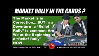 MARKET RALLY IN THE CARDS ?