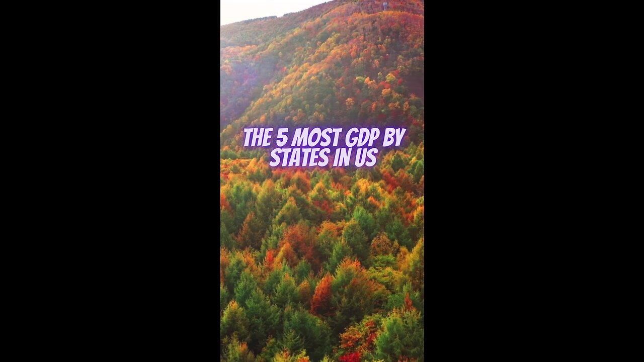 The 5 most gdp by states in us
