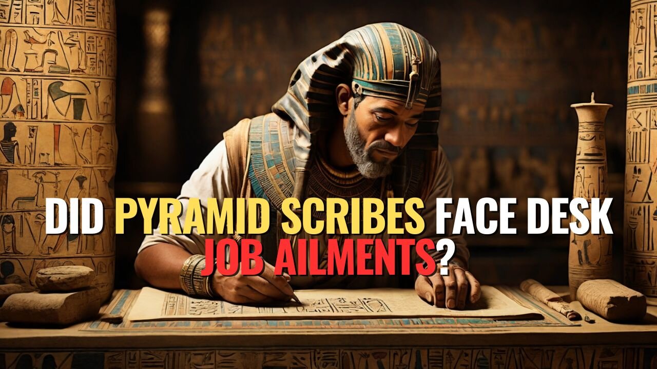 Did Pyramid Scribes Face Desk Job Ailments?