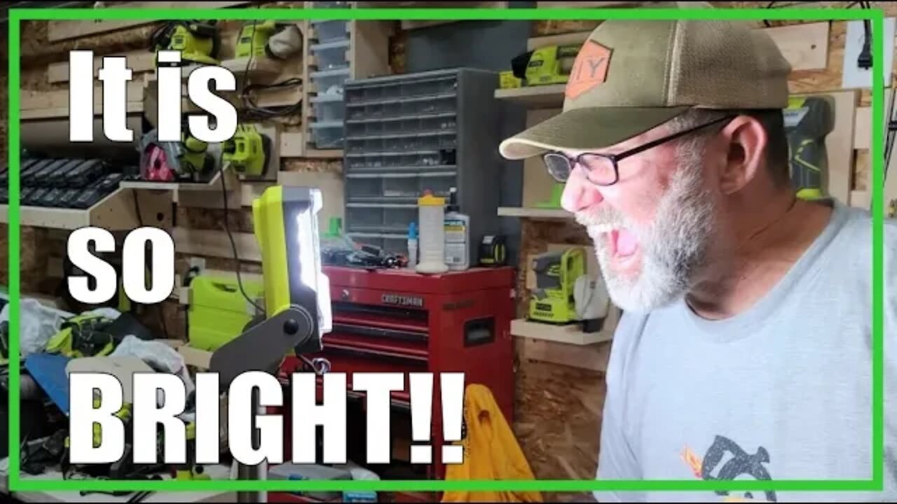 It's BRIGHT and TALL! | RYOBI Hybrid Tripod Light Stand UNBOXING and REVIEW | 2020/30