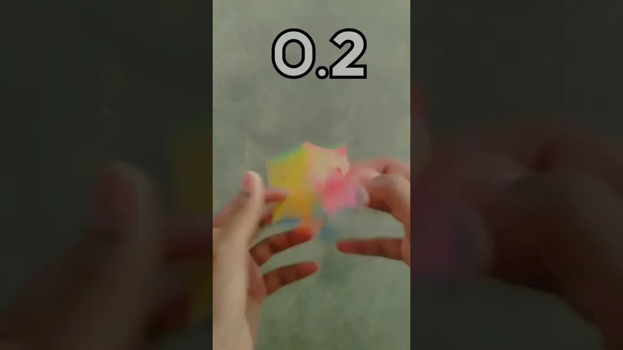 Rubik's cube solve under 1 second or 1 min 😱 #shorts