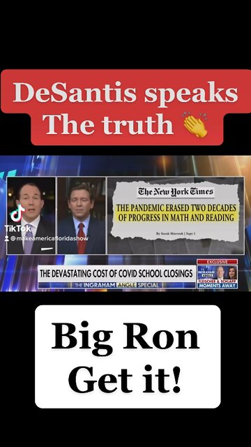 DeSantis: This is the real reason students are falling behind