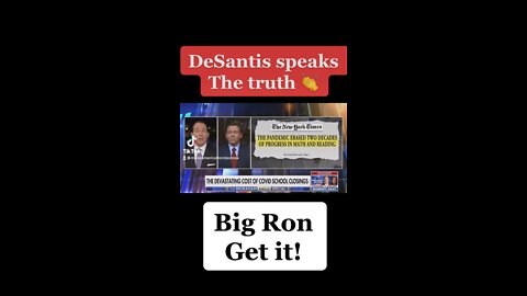 DeSantis: This is the real reason students are falling behind