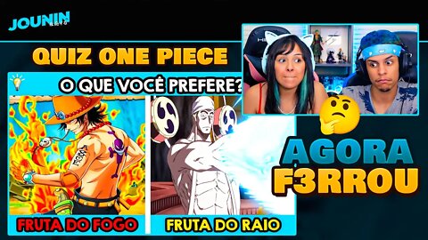 JOGO DAS DECISÕES ONE PIECE! VOCÊ PREFERE ISSO OU AQUILO ? | [Quiz em Casal] 🔥