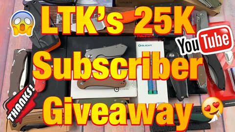 LTK’s 25K Subscriber Giveaway 🤯 !! Winners announced on August 15th !!! (Closed)