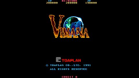 Vimana Arcade Game, Toaplan 1991, Longplay