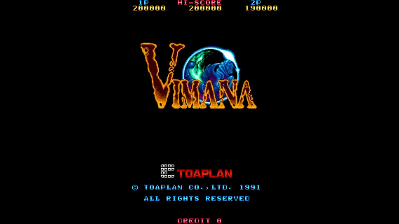 Vimana Arcade Game, Toaplan 1991, Longplay