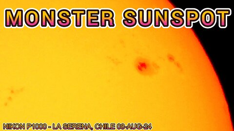 Wow! A Monstrous Sunspot is Coming AR3780