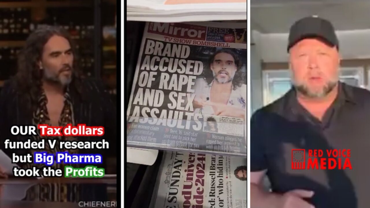 Russell Brand, A Story In 3 Parts | Alex Jones Explains What's Really Happening