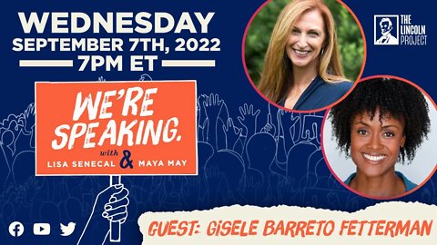 LPTV: We’re Speaking – September 7 | Guest: Gisele Barreto Fetterman