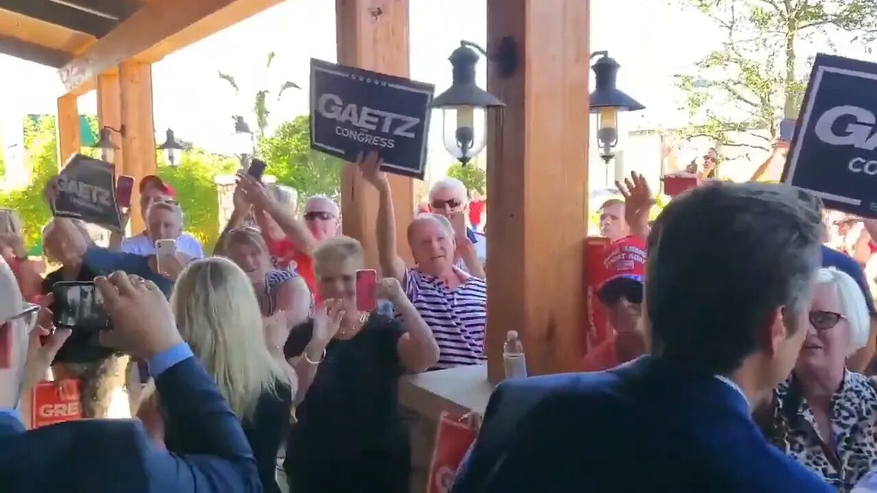 🔥Overflow crowd for the America First rally in The Villages, FL #Shorts