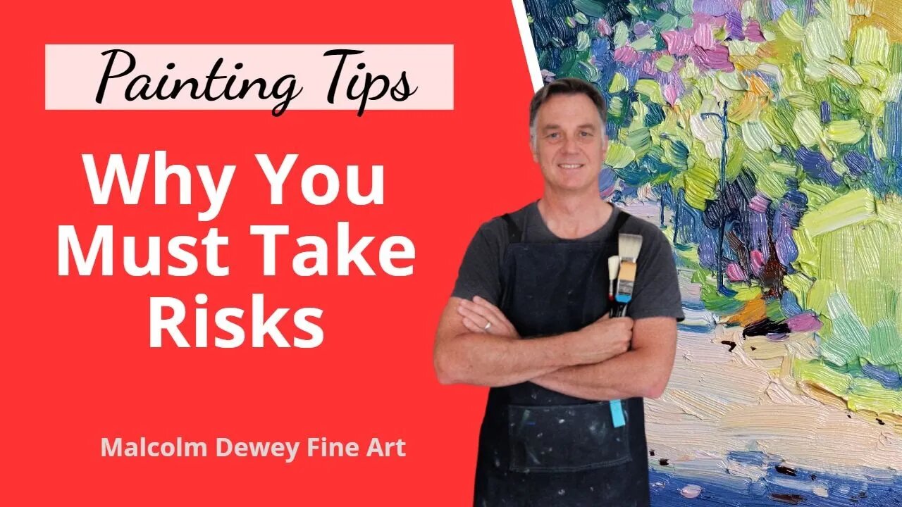 Take Painting RISKS to Break Free (Painting Loosely)