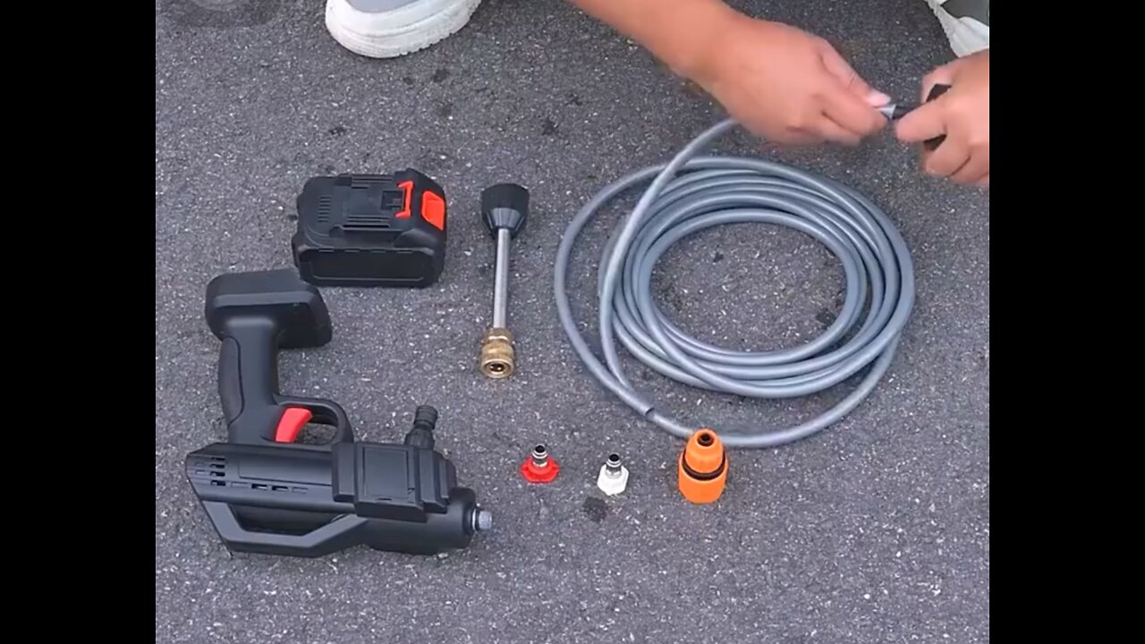 Portable Cordless High Pressure Car Washer