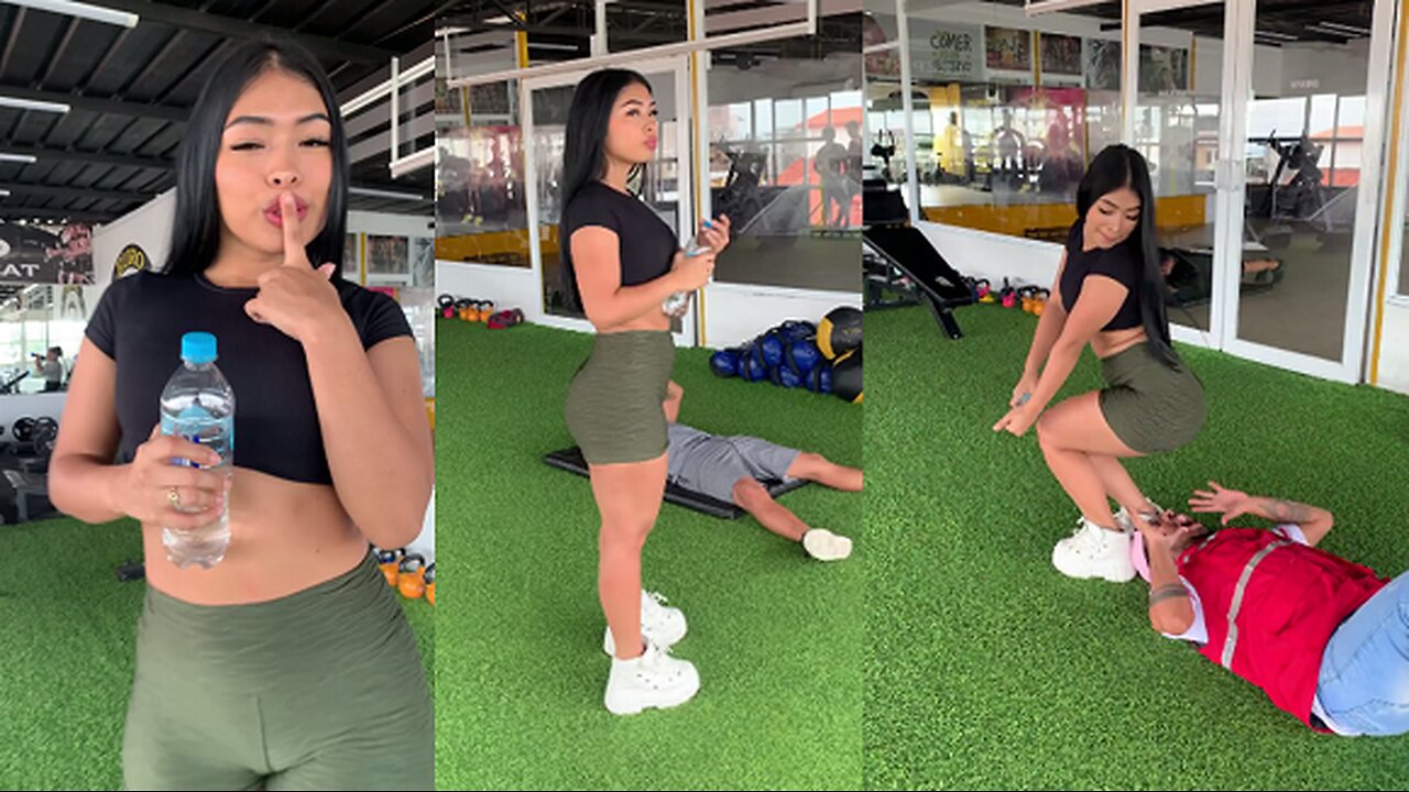 The clueless girl at the gym 🤣👇