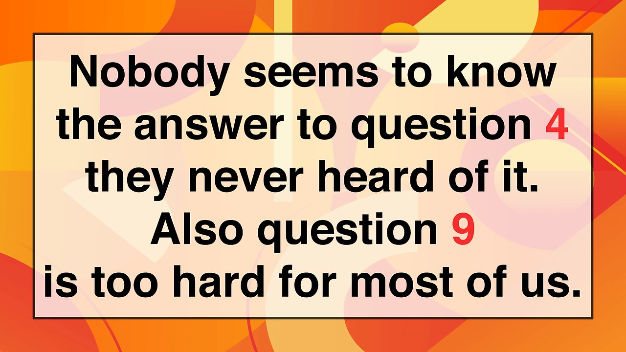 General Knowledge Quiz