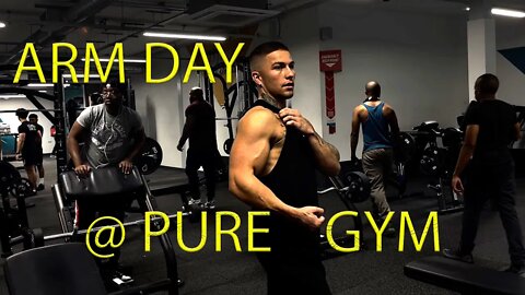 First VLOG - Arm day at Pure