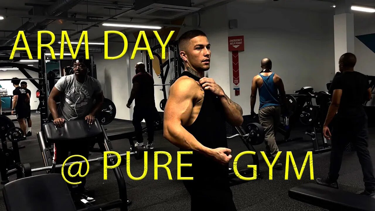 First VLOG - Arm day at Pure