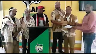 Khoisan activist sleeps in coffin to highlight gang killings in PE (iQF)