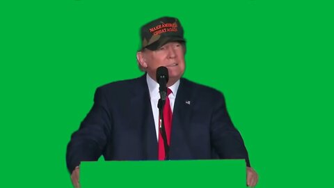 GREEN SCREEN BACK OF BARN Trump