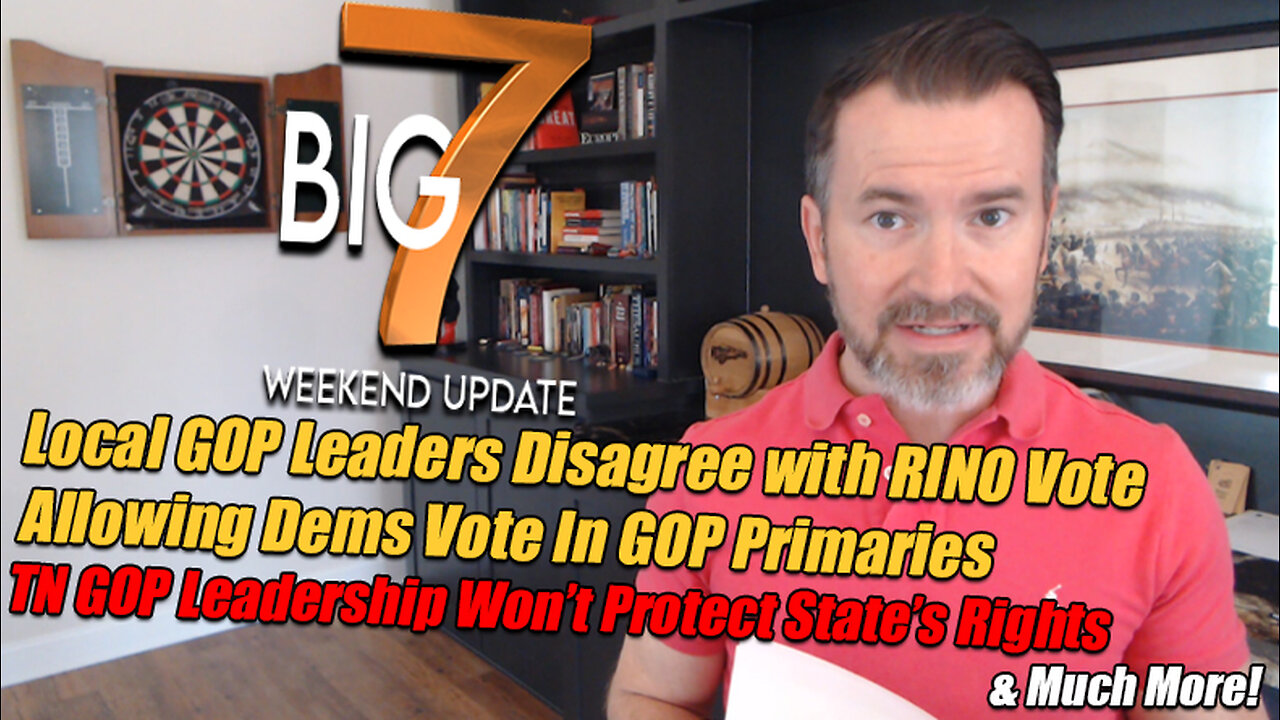 RINO Votes Allowing Dems To Vote In GOP Primaries, GOP Leadership Won't Protect State's Rights +