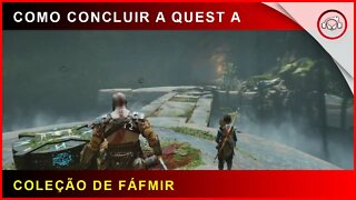 God of war, Como concluir a quest a coleção de Fáfmir | Super dica