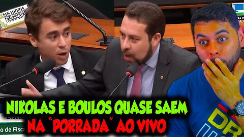 NIKOLAS E BOULOS QUASE SAEM NA "PORRADA" AO VIVO