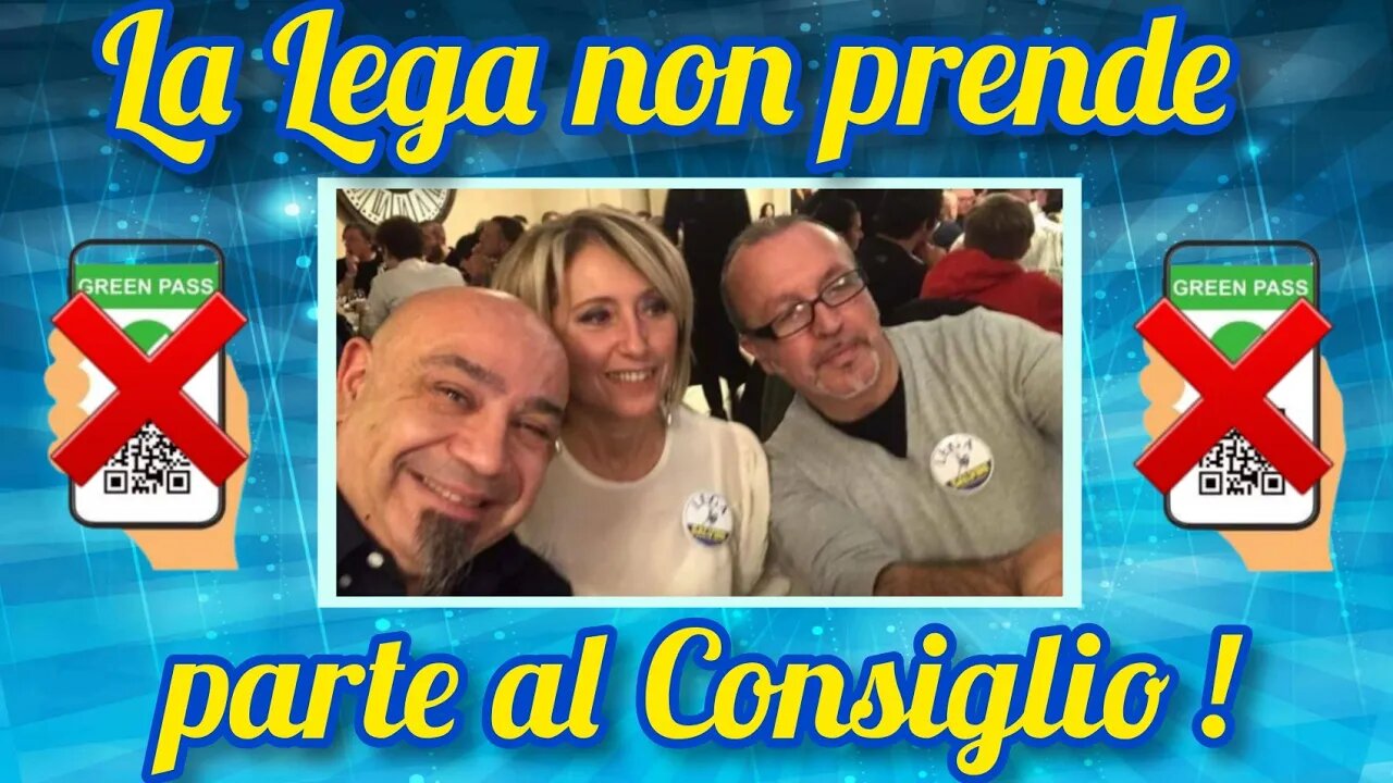 Rubiera (RE) - Consiglieri della Lega protestano contro il lasciapassare!