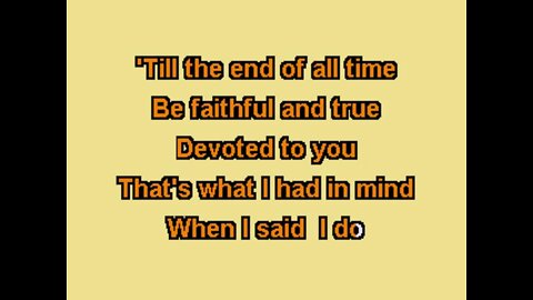 TU046 09 Clint Black When I Said I Do