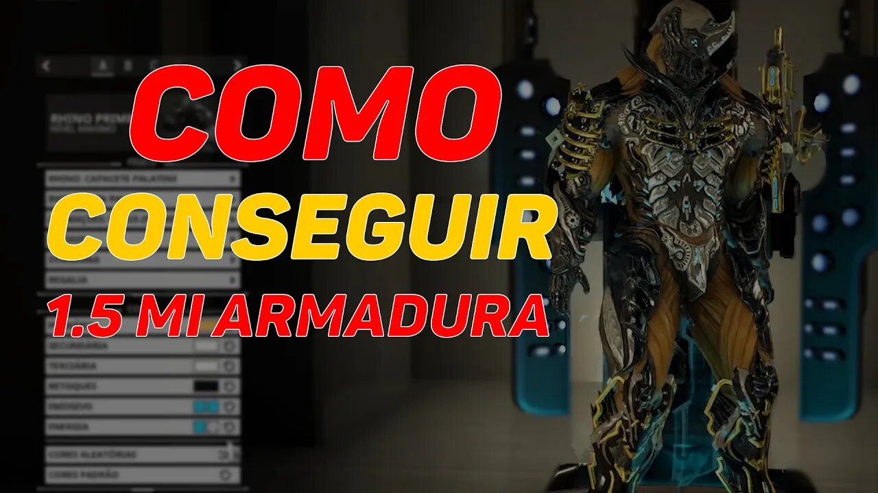 Warframe - Como conseguir 1.5 Milhão de armadura com Rhino Prime solo - Fashion Frame