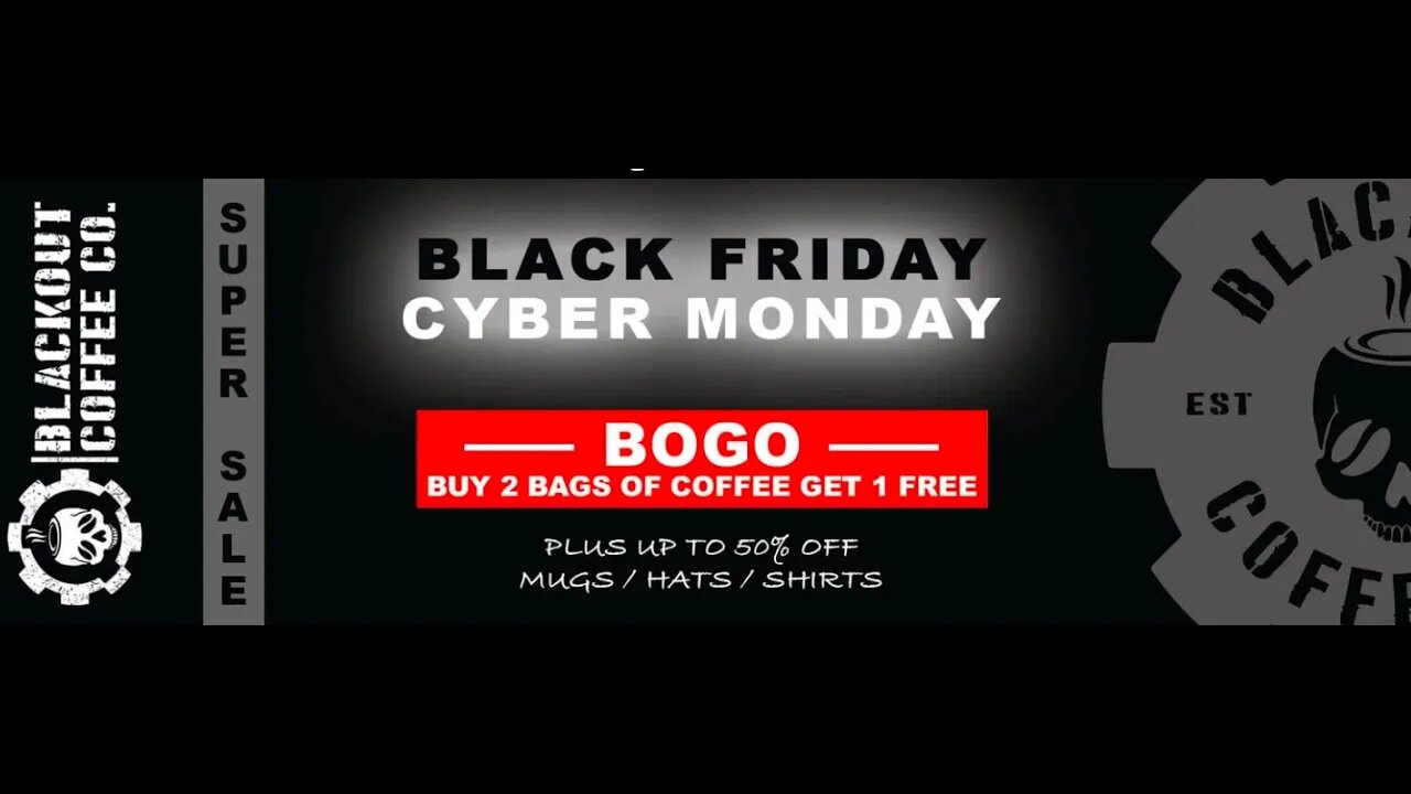 Blackout Coffee Thanksgiving Day Live GAW!