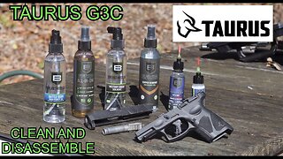 Taurus G3c How to Disassemble Clean and Lube