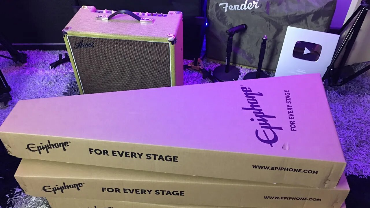 An Epic Epiphone Epiphany Unboxing (Not Free Guitars)