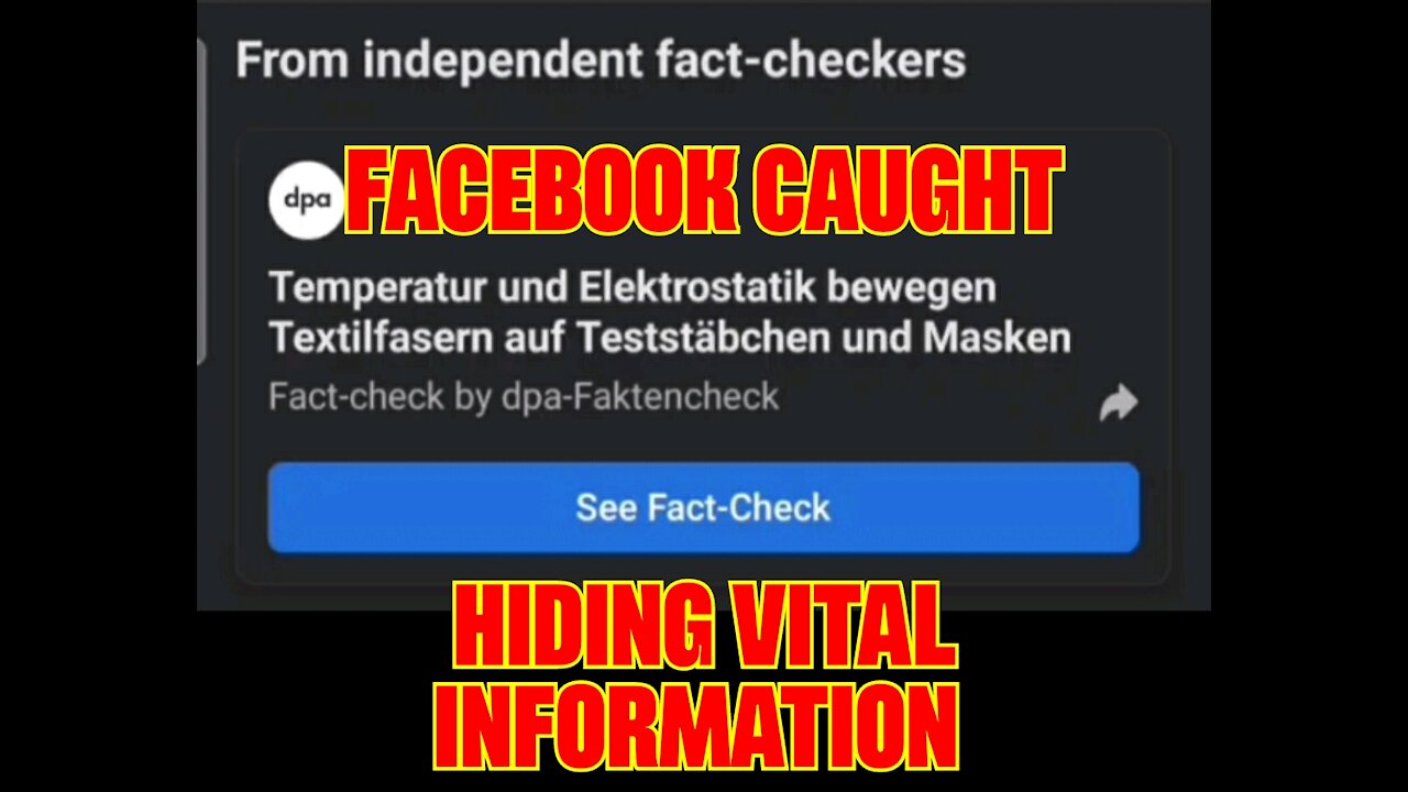 775. 🚨FACEBOOK BLOCKED THIS‼️ (Sept 20.22. The Audio is gone?)