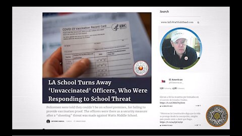 Officers Responding To School Threat Asked To Leave Because They Were UnVaxxed