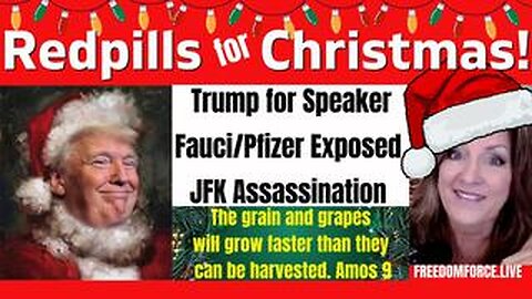 Redpills for Christmas - JFK Assassination, Speaker of the House, Fauci 12-18-22