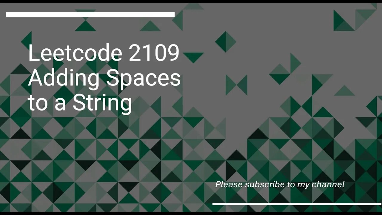 Leetcode 2109 Adding Spaces to a String