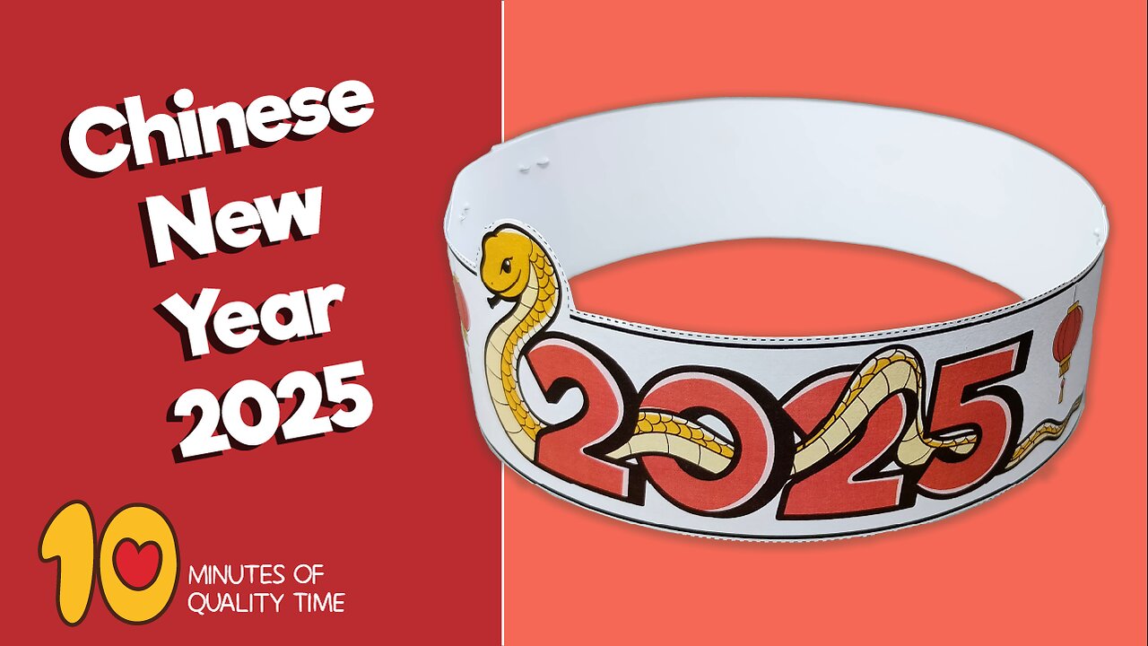 2025 Year of the Snake Headband Craft