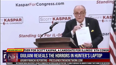 Giuliani Reveals the Horrors in Hunter's Laptop - Original Unedited Video