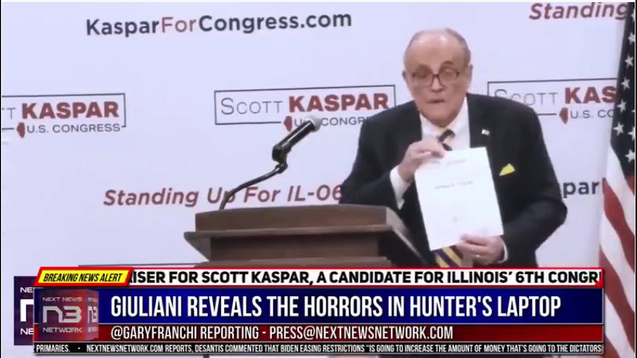 Giuliani Reveals the Horrors in Hunter's Laptop - Original Unedited Video