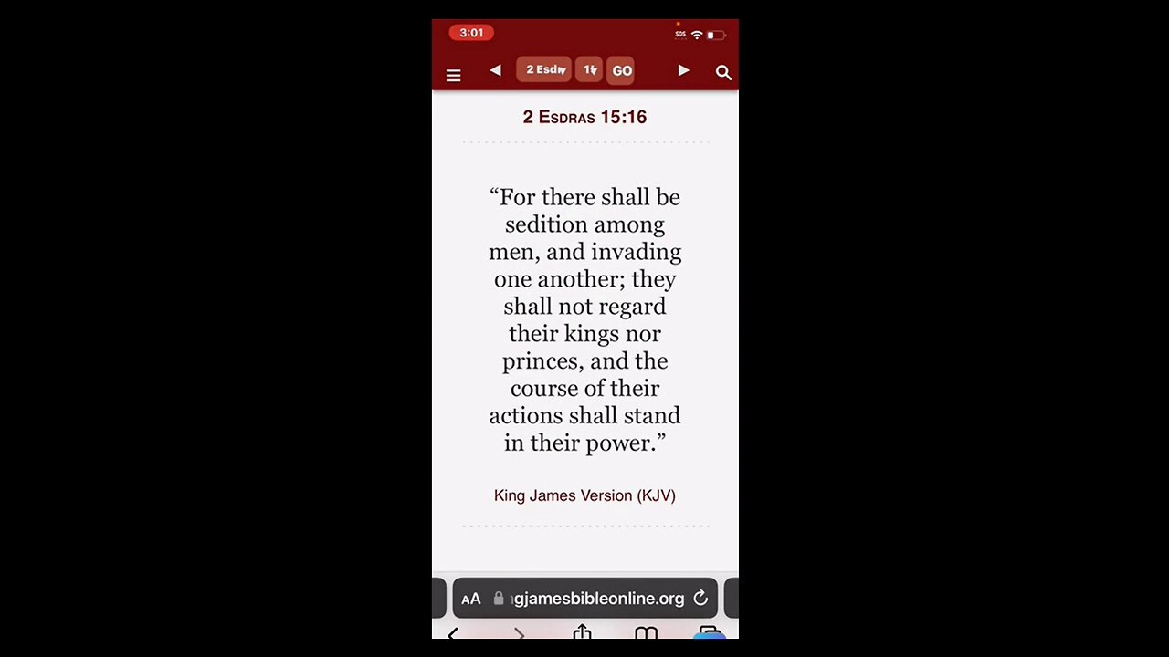 2 Esdras 16:16 as an arrow the plagues shall be sent upon earth shall not return again