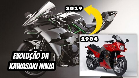 EVOLUÇÃO DA KAWASAKI NINJA 1984-2019 / THE EVOLUTION OF KAWASAKI NINJA 1984-2019