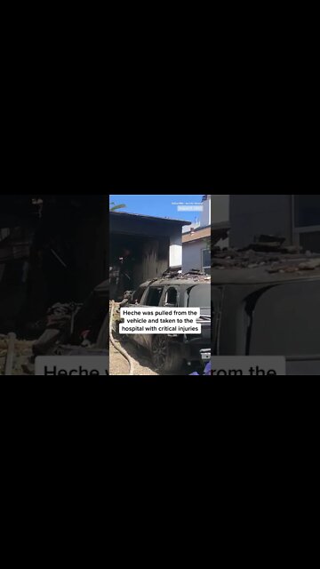 A spokesperson for #AnneHeche said she is in stable condition, a day after she crashed her car into