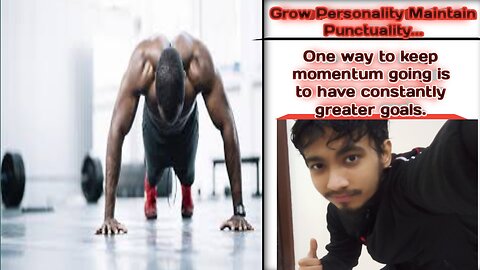 Workout to grow Personality and maintain discipline...